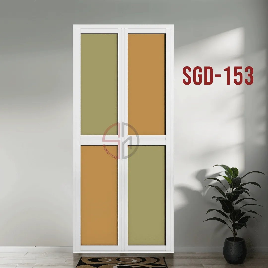 Aluminium Bi-fold Toilet Door-SGD-153