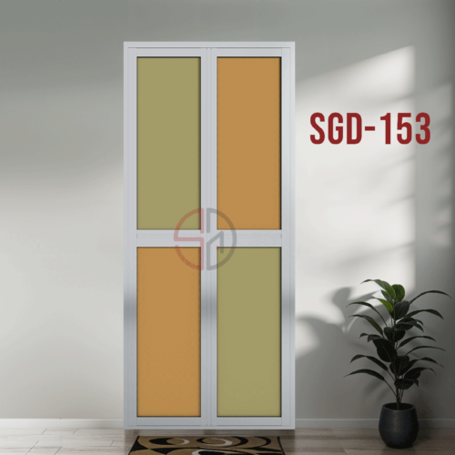 Aluminium Bi-fold Toilet Door-SGD-153