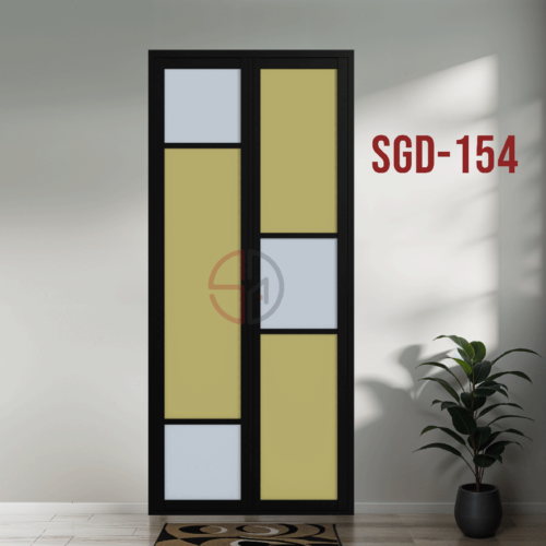 Aluminium Bi-fold Toilet Door-SGD-154