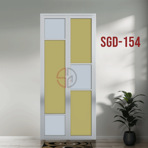 Aluminium Bi-fold Toilet Door-SGD-154