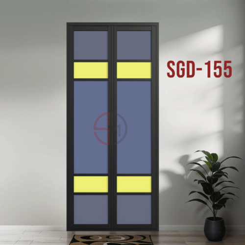 Aluminium Bi-fold Toilet Door-SGD-155