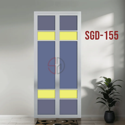 Aluminium Bi-fold Toilet Door-SGD-155
