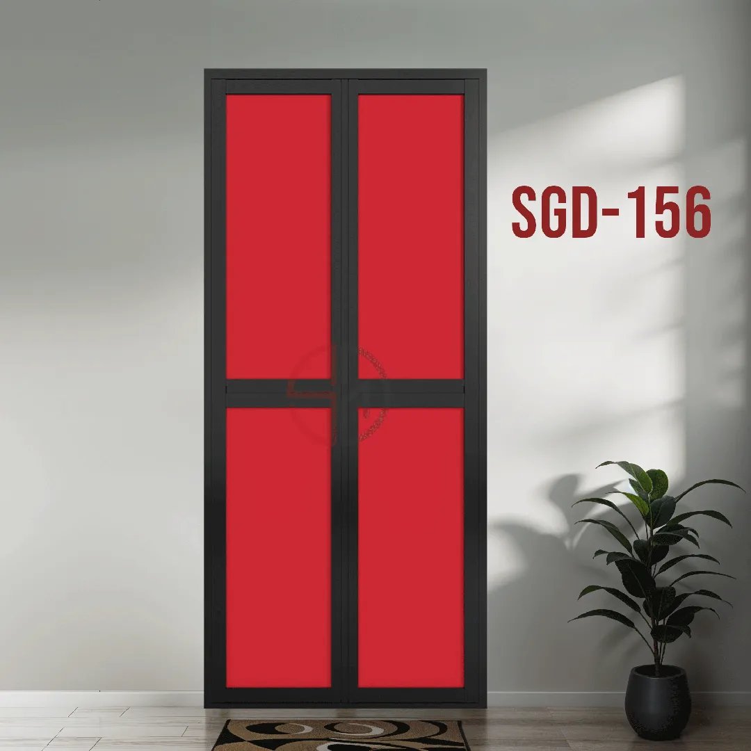 Aluminium Bi-fold Toilet Door-SGD-156