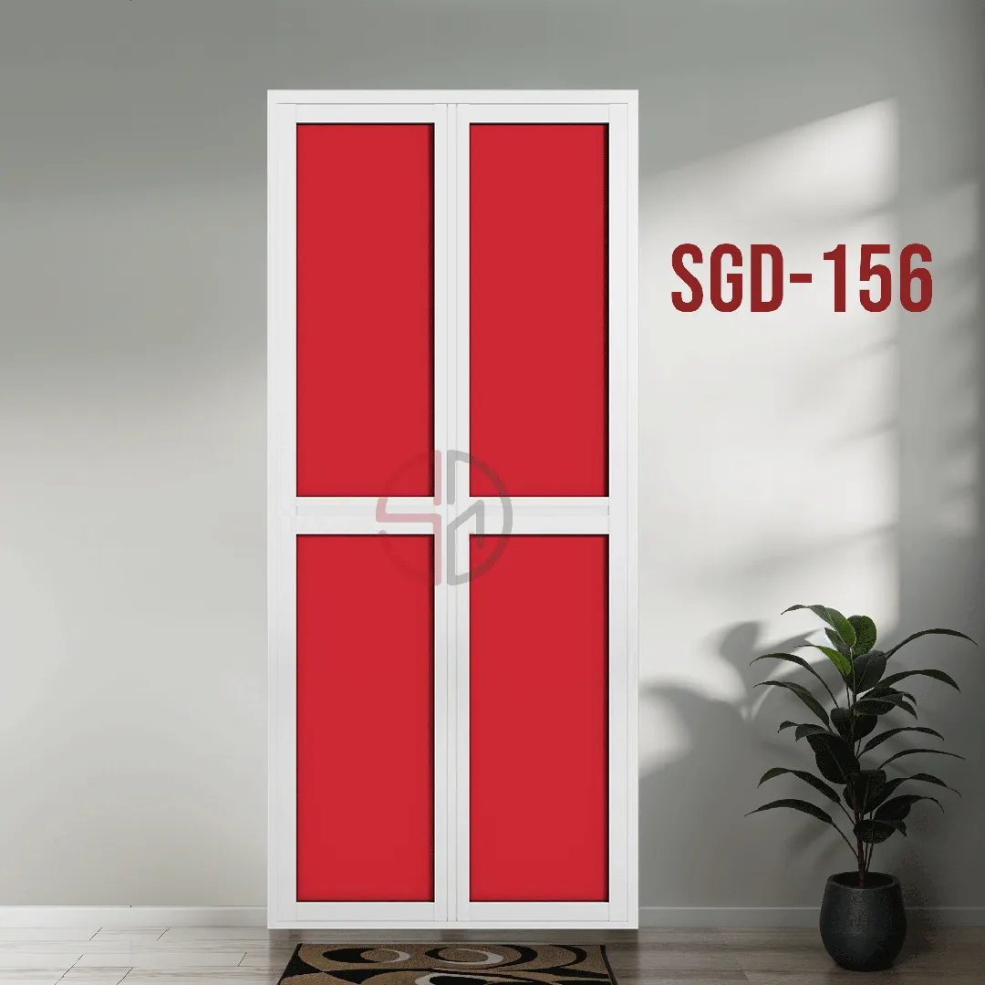 Aluminium Bi-fold Toilet Door-SGD-156
