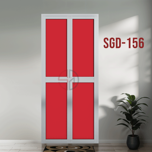 Aluminium Bi-fold Toilet Door-SGD-156