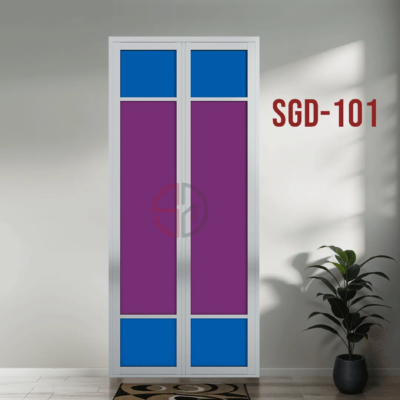 Aluminium Bi-fold Toilet Door-SGD-101