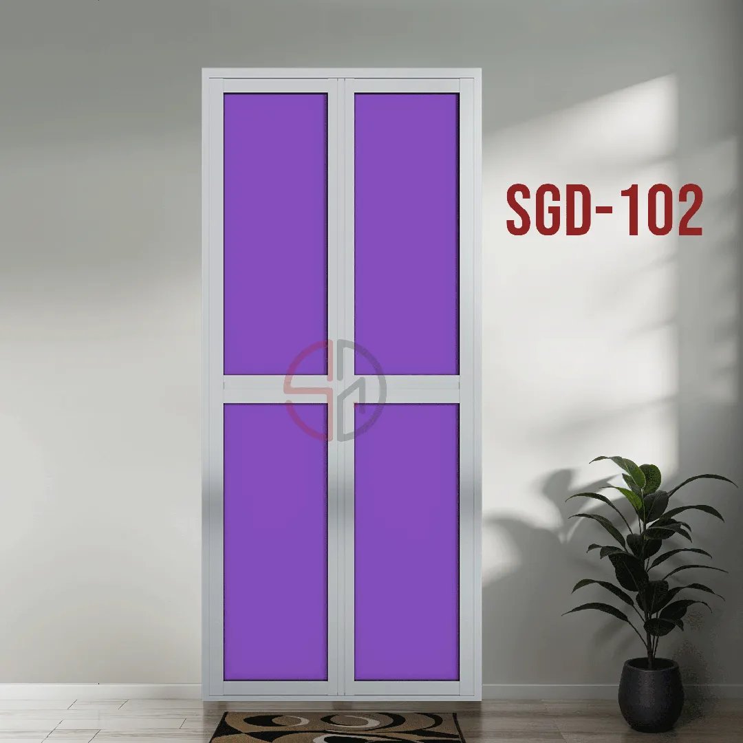 Aluminium Bi-fold Toilet Door – SGD-102