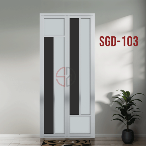 Aluminium Bi-fold Toilet Door – SGD-103