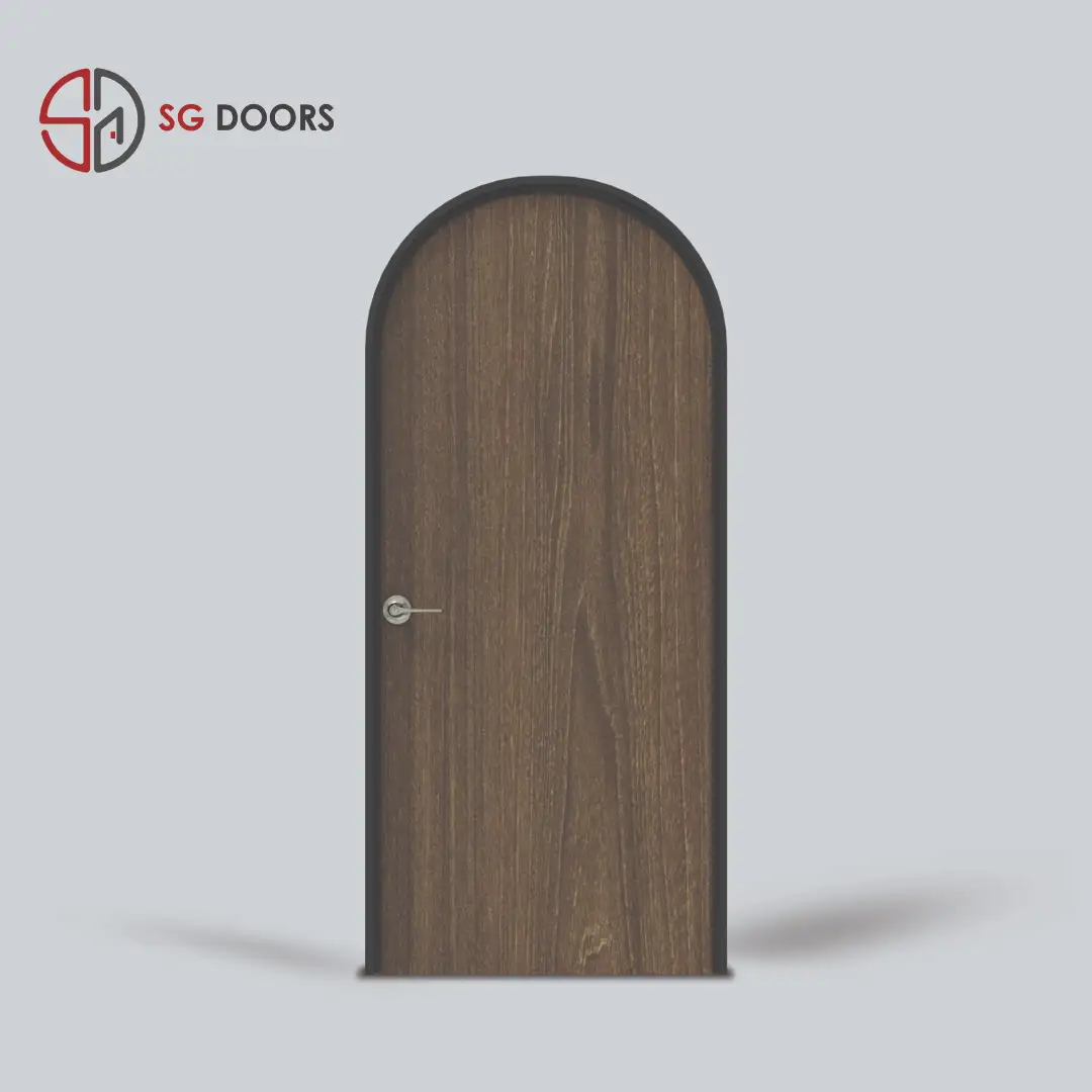 Arch-Top-Laminate-Bedroom-Door CB854 Exotic Walnut Arch-Top-Laminate-Bedroom-Door