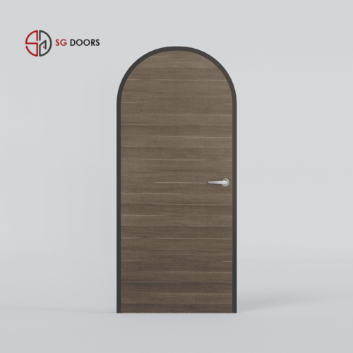 Arch Top Laminate Bedroom Door-HZ-6503-W-Pato-Bargish-Oak