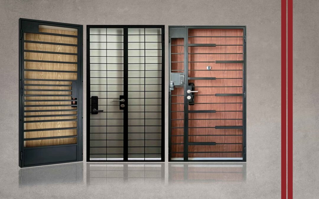 Modern Mild Steel Gate