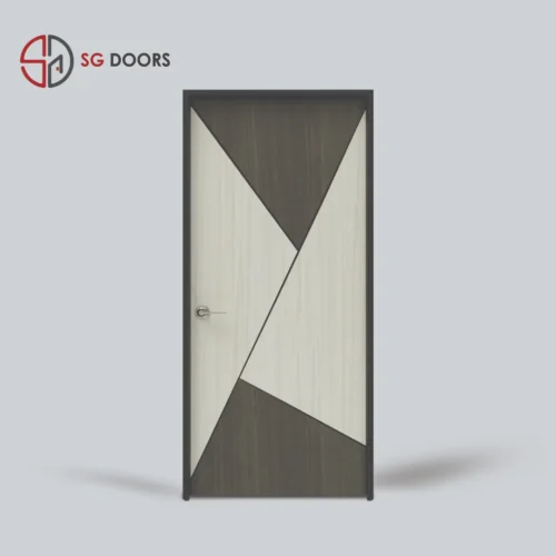 Two Tone Bedroom Door-IA-5808-W-Indian-Walnut & PP-6656-W-Pickled-Ash
