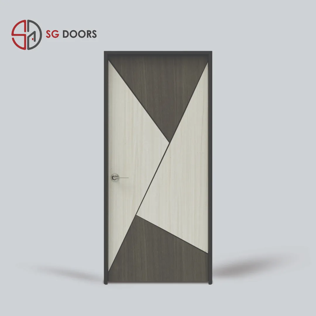 Two Tone Bedroom Door-IA-5808-W-Indian-Walnut & PP-6656-W-Pickled-Ash