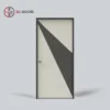 Two Tone Bedroom Door-IA-5808-W-Indian-Walnut &SC-6687-P-Beige-Buckram