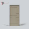 Groove Line Bedroom Door-IA-5808-W-Indian-Walnut