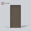 Groove Line Bedroom Door-NV-6677-W-Baloney-Walnut
