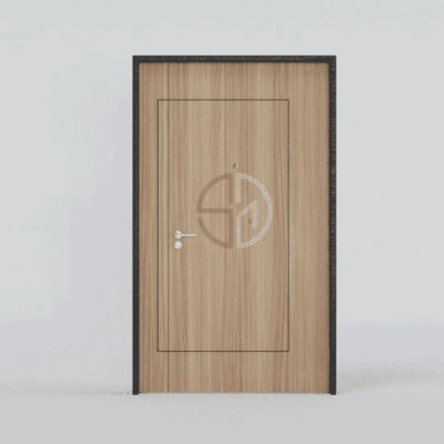 Groove Line Main Door-NV-6677-W-Baloney-Walnut