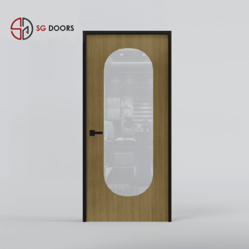 Office Laminate Door-NV-8446-W-Ripped-Wood