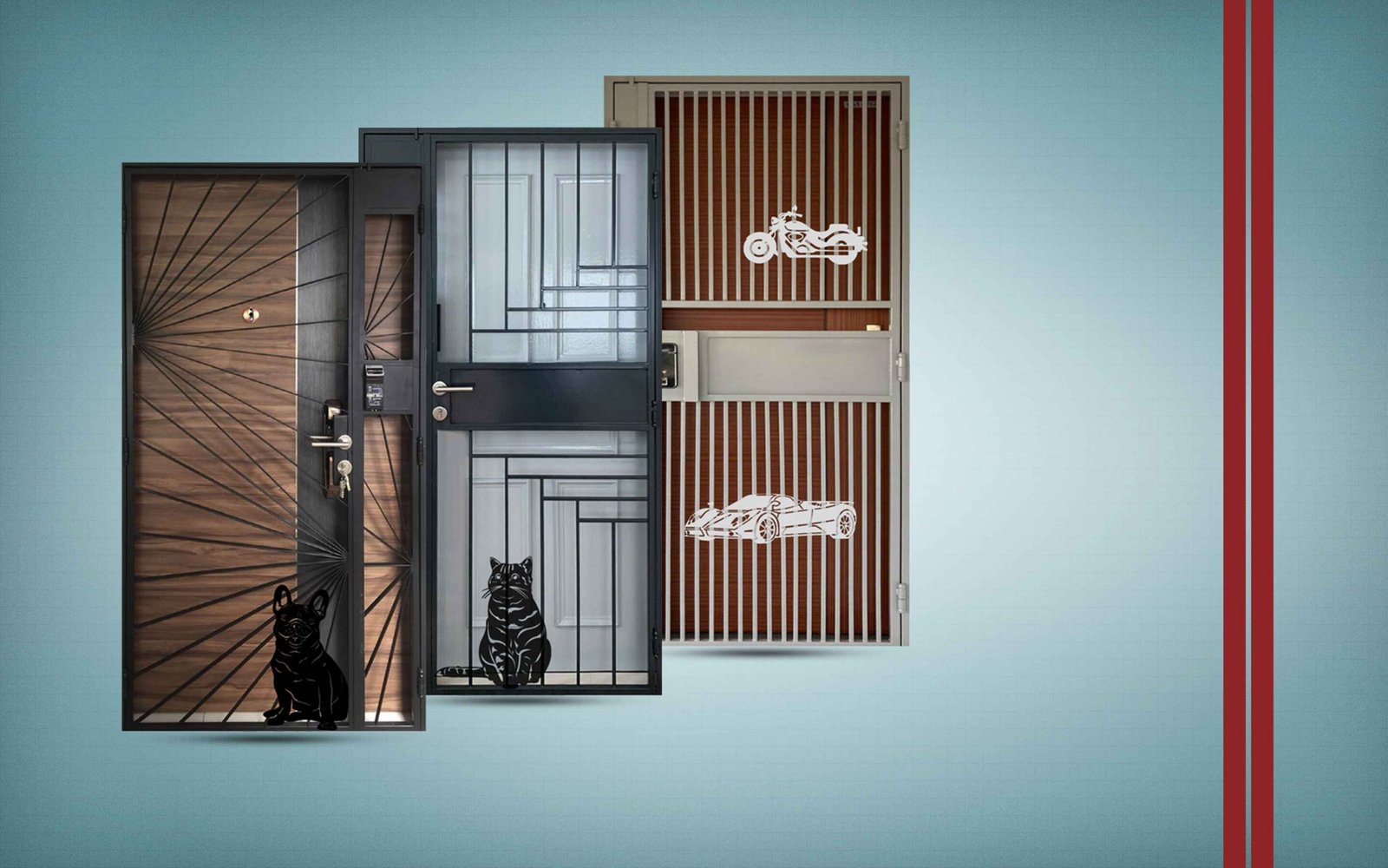 Pattern Mild Steel Gates Are a Stylish Solution for Every Home
