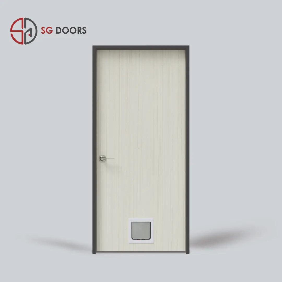 Pet Friendly Bedroom Door CB501 White Ash Pet-Friendly-Bedroom-Door