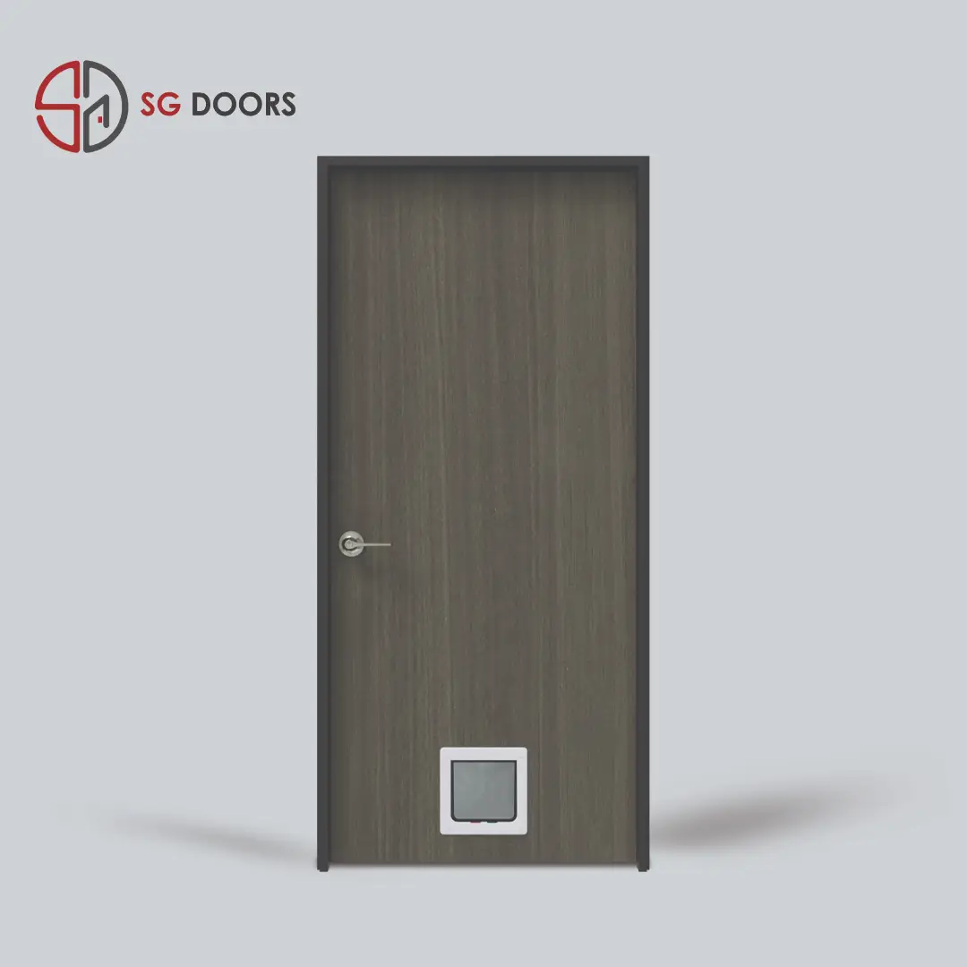 Pet Friendly Bedroom Door CB807 Emtico Black Pet-Friendly-Bedroom-Door