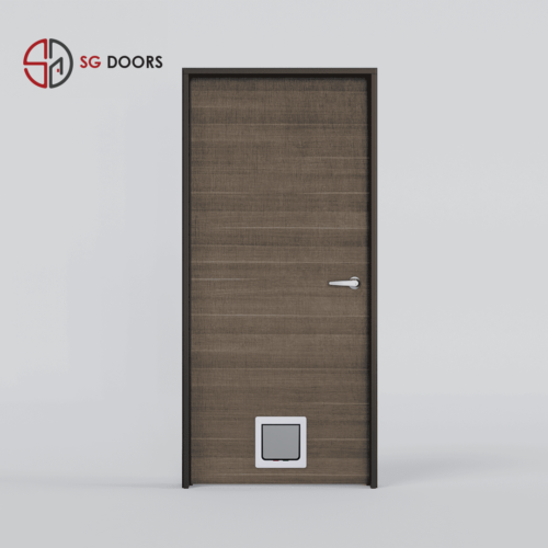 Pet Friendly Laminate Bedroom Door-HZ-6503-W-Pato-Bargish-Oak