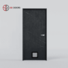 Pet Friendly Laminate Bedroom Door-SHG-6336-P-Black-Greystone