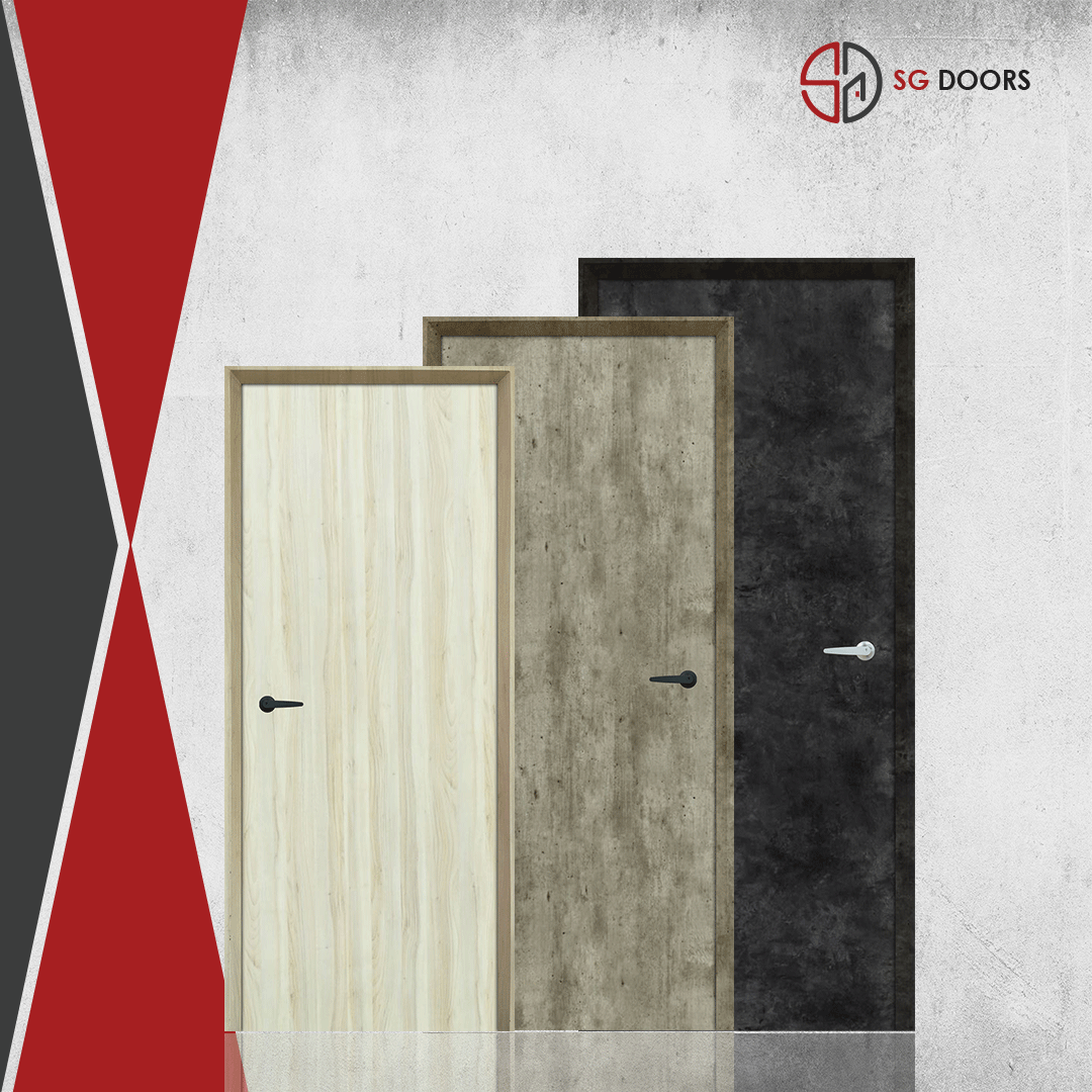 Single Tone Laminate Design Bedroom Door