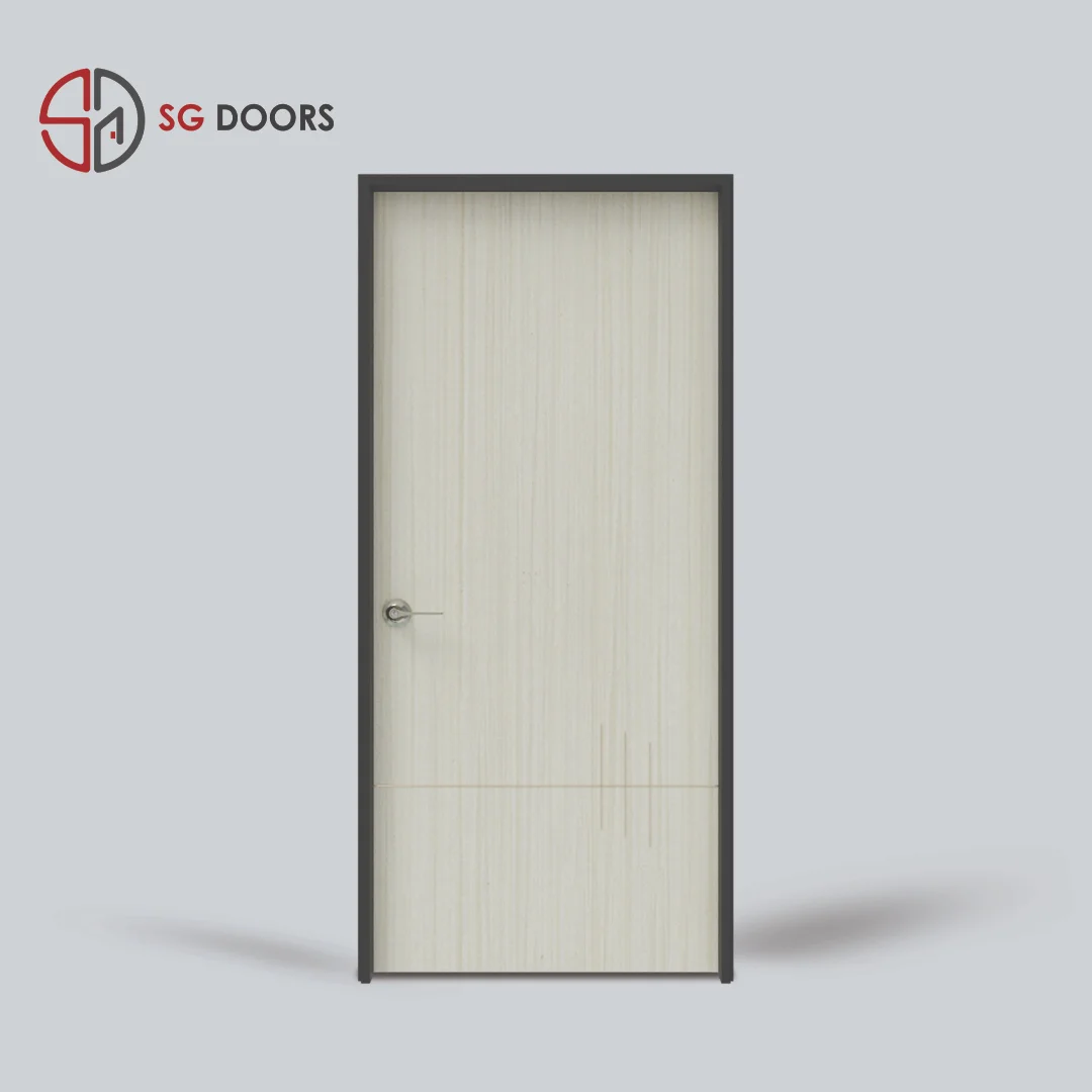 Stainless Steel Strip Bedroom Door-AK-6662-W-Buff-Guayaba