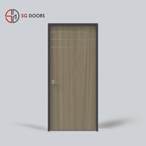 Stainless Steel Strip Bedroom Door-FE-6961-W-Naturale