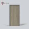 Stainless Steel Strip Bedroom Door-NV-8446-W-Ripped-Wood