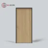 Stainless Steel Strip Bedroom Door-SC-6687-P-Beige-Buckram
