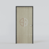 Stainless Steel Strip Bedroom Door-FE-6961-W-Naturale