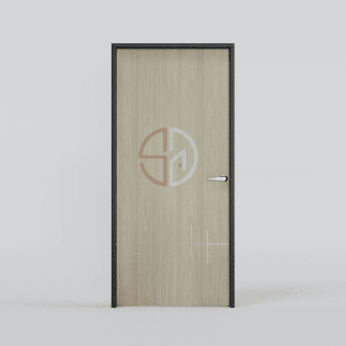 Stainless Steel Strip Bedroom Door-FE-6961-W-Naturale