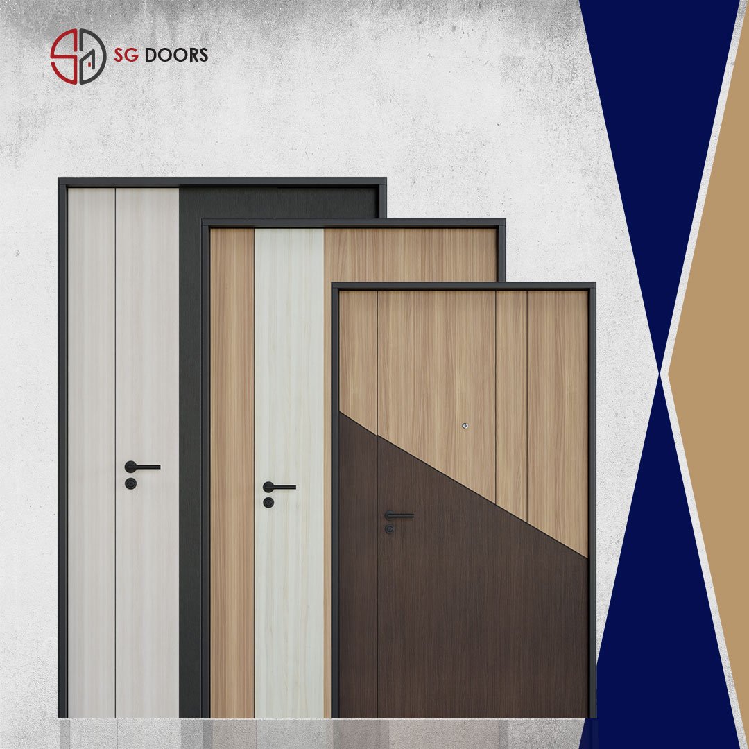 Two Tone Laminate Design Main Door