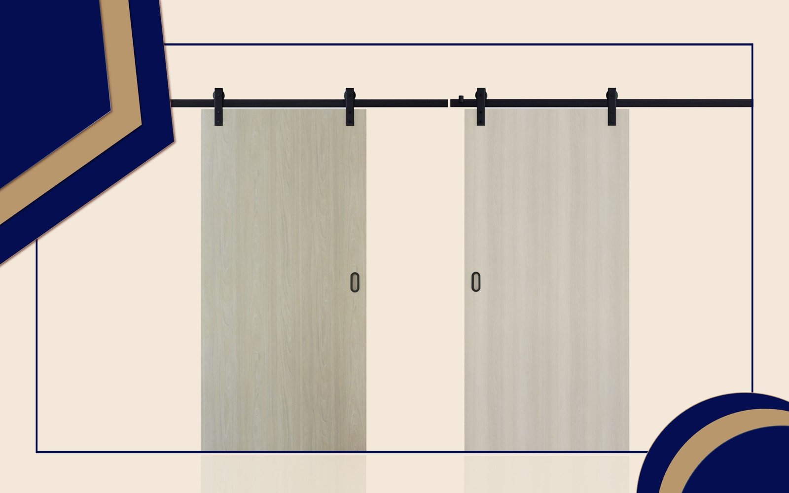 Exposed Track Sliding Doors