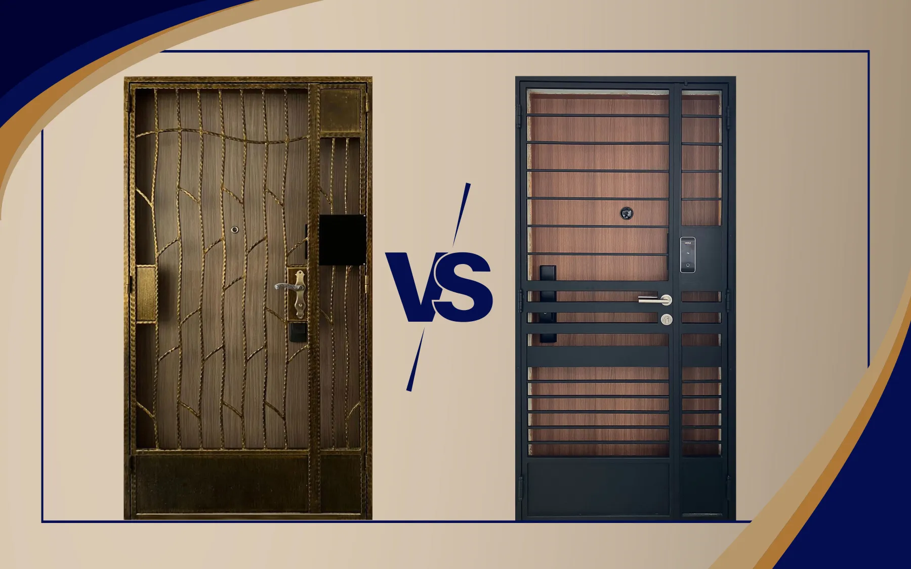 Wrought Iron Gate vs Mild Steel Gate