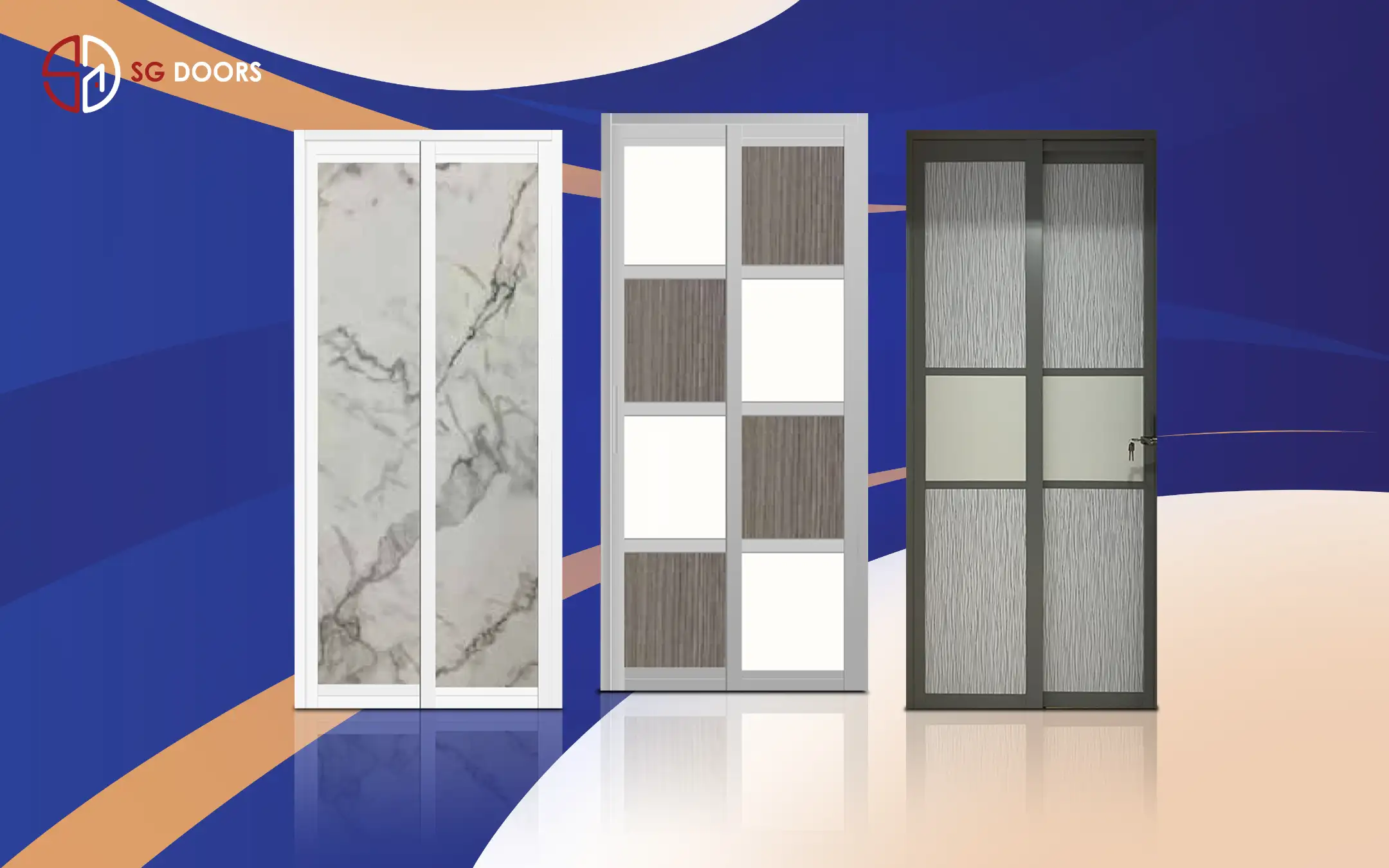 Slide-and-swing-toilet-door