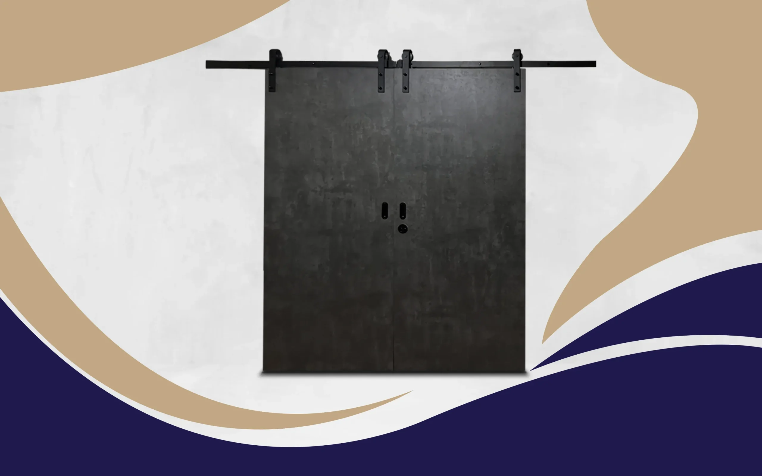 Customized Exposed Track Sliding Door Exposed Track Sliding Doors