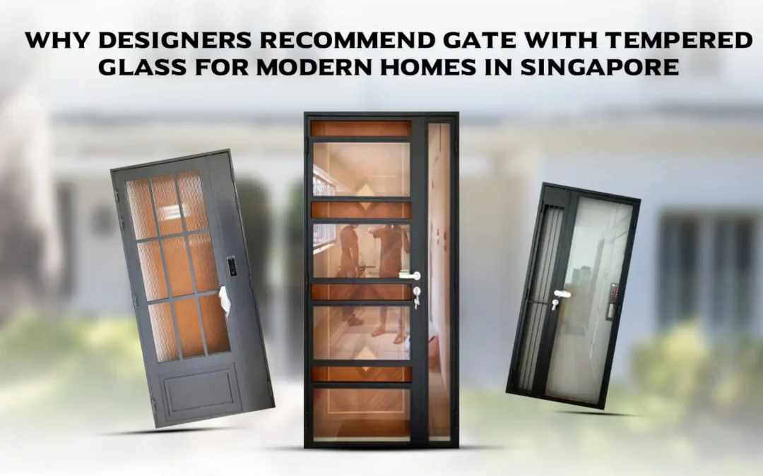 Gate-with-Tempered-Glass