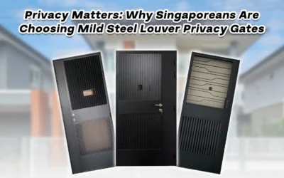 Privacy Matters: Why Singaporeans Are Choosing Mild Steel Louver Privacy Gates