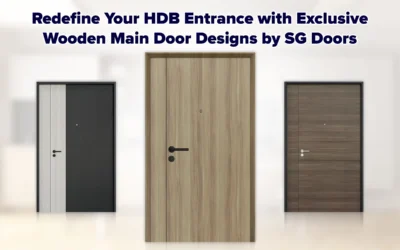 Redefine Your HDB Entrance with Exclusive Wooden Main Door Designs by SG Doors
