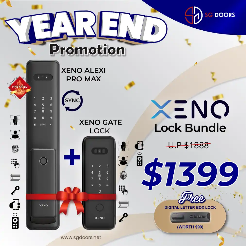Xeno Alexi Pro Max Digital Door Lock + X Gate Digital Lock Bundle Promotion (1) Xeno-Digital-Lock-Bundle-Promotion