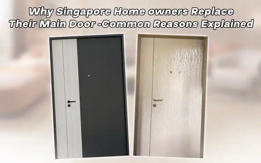 Why Singapore Homeowners Replace Their Main Door -Common Reasons Explained
