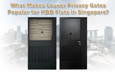 What Makes Louvre Privacy Gates Popular for HDB Flats in Singapore?